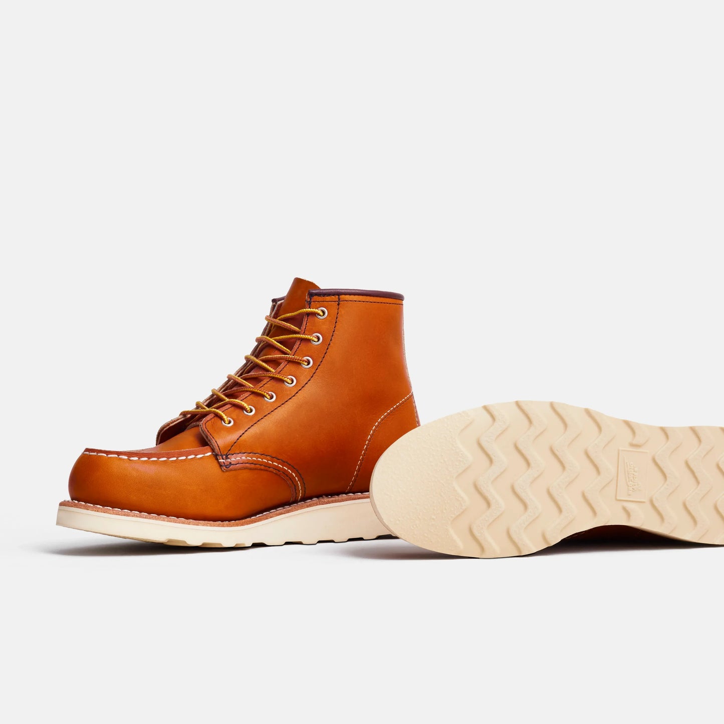 6-Inch Classic Moc Short Boot in Brown Leather 3375 | Red Wing Heritage - Red Wing Shoes Women|Apparel