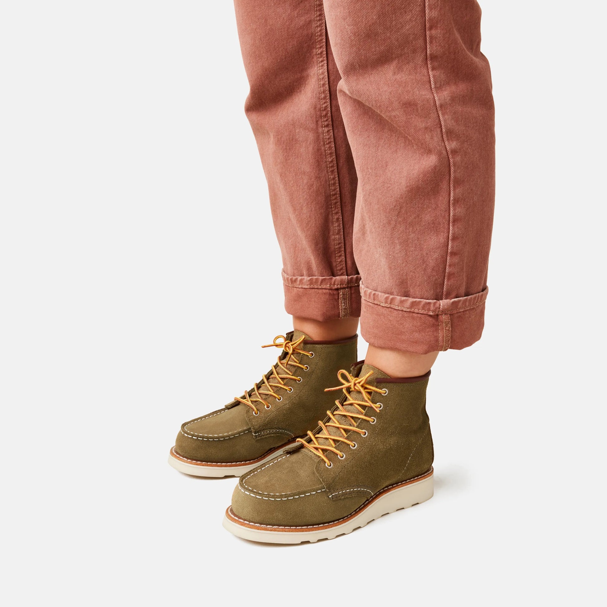 6-Inch Classic Moc Short Boot in Light Brown Leather 3377 | Red Wing Heritage - Red Wing Shoes Women