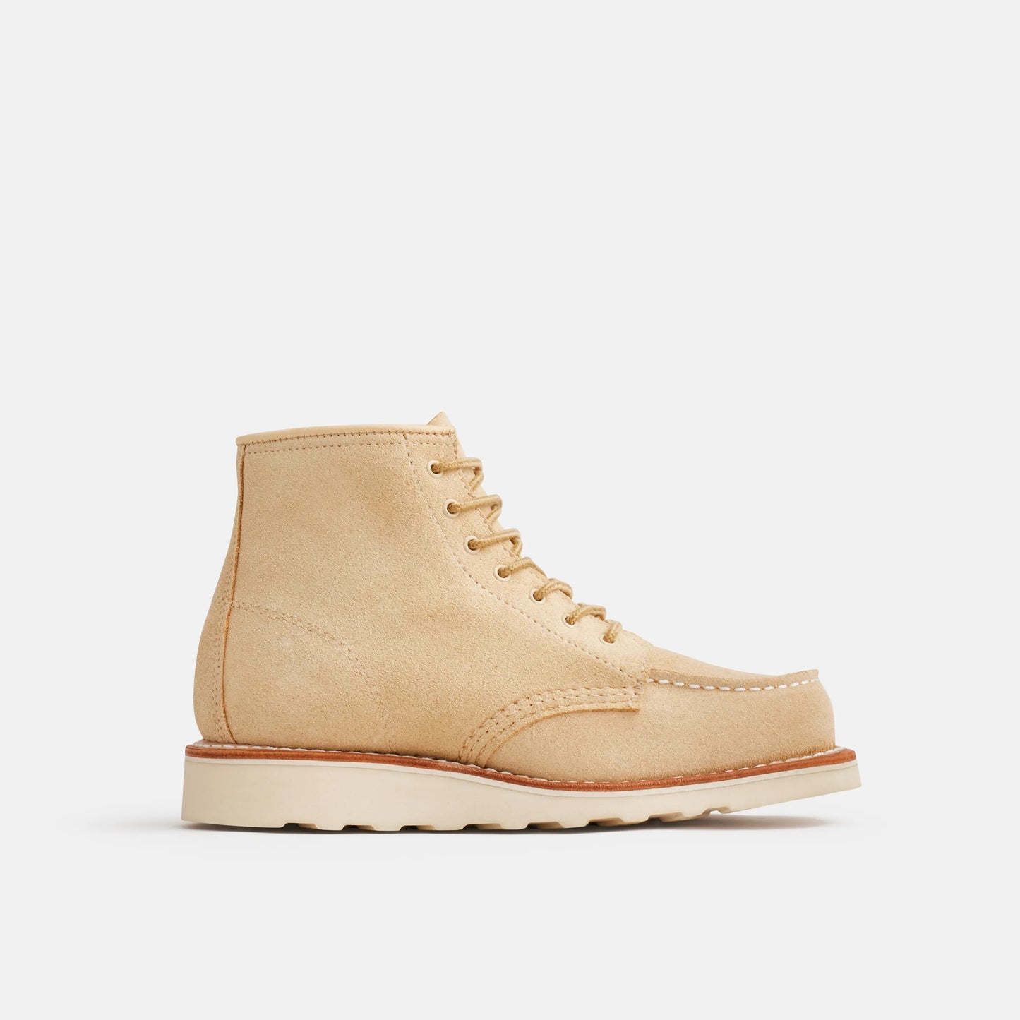 6-Inch Classic Moc Short Boot in Cream Leather 3328 | Red Wing Heritage - Red Wing Shoes Women