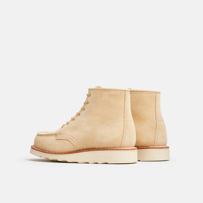 6-Inch Classic Moc Short Boot in Cream Leather 3328 | Red Wing Heritage - Red Wing Shoes Women