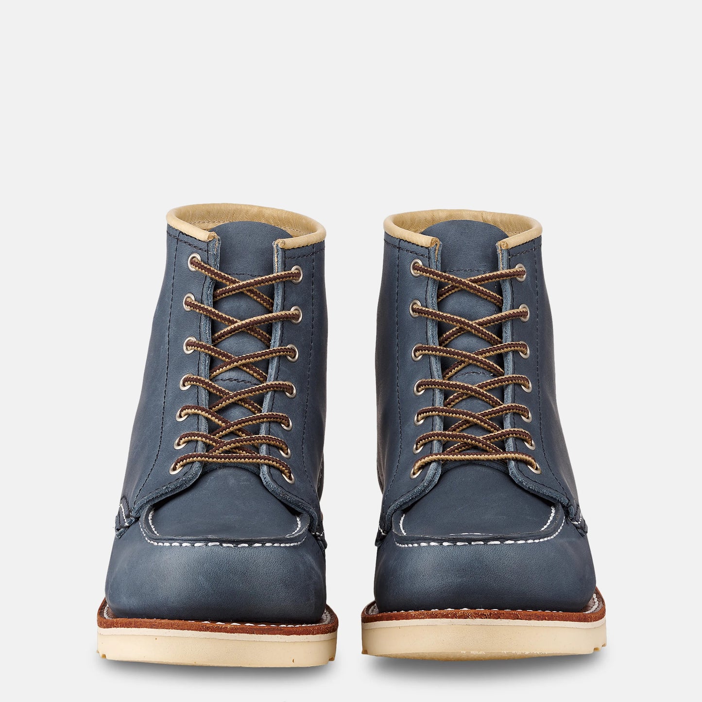 6-Inch Moc Short Boot in Blue Leather 3353 | Red Wing Heritage - Red Wing Shoes Women