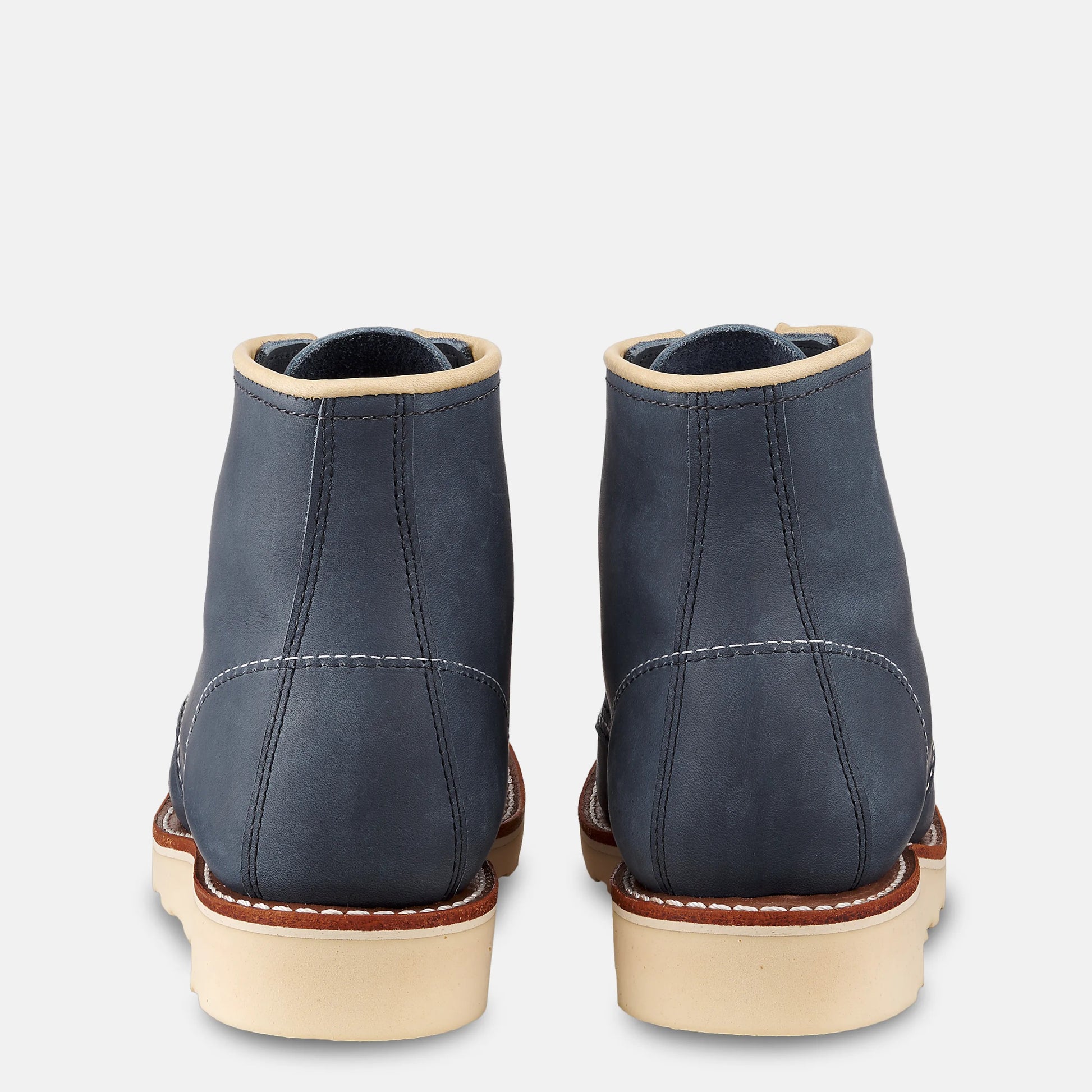 6-Inch Moc Short Boot in Blue Leather 3353 | Red Wing Heritage - Red Wing Shoes Women