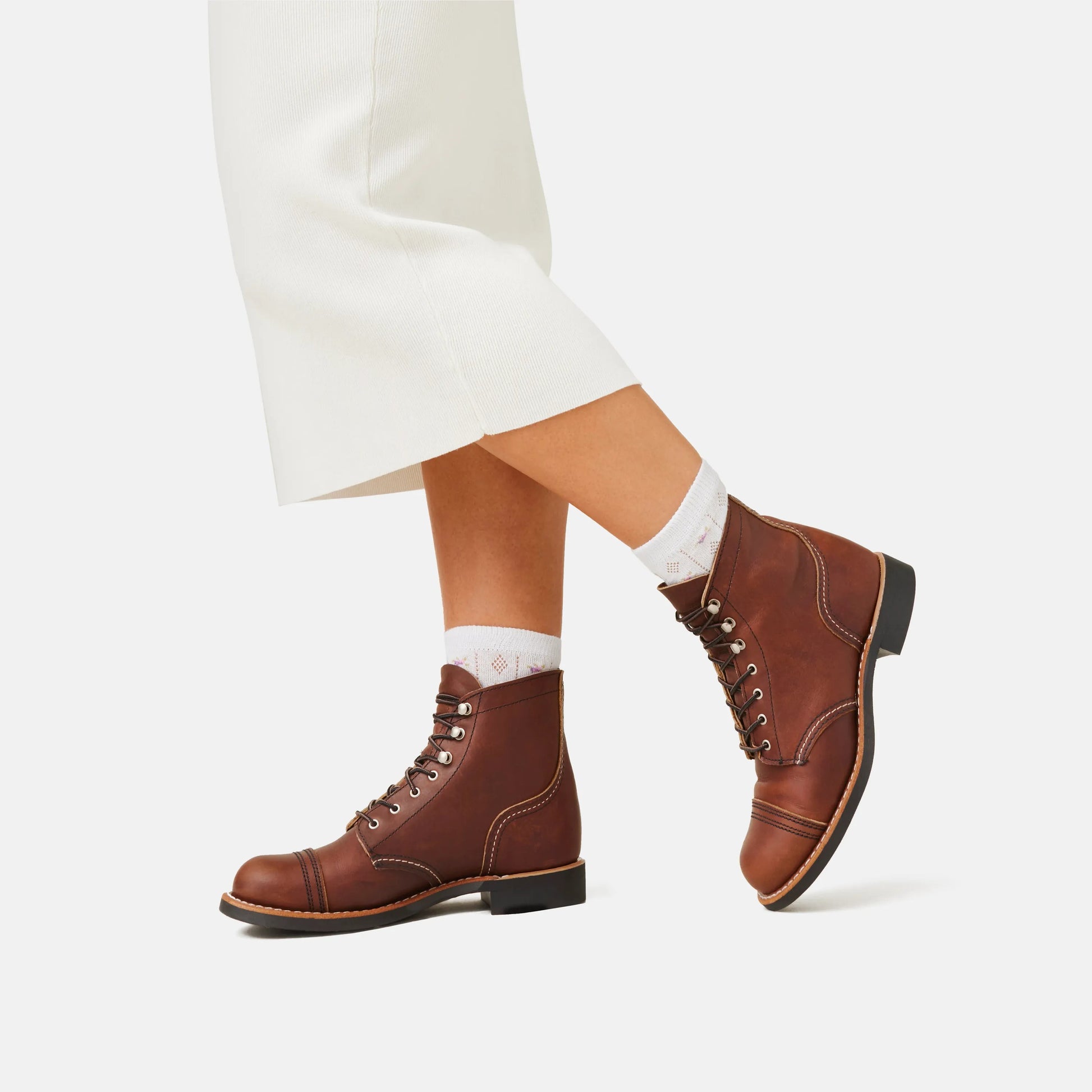 Iron Ranger Short Boot in Dark Brown Leather 3365 | Red Wing Heritage - Red Wing Shoes Women|Apparel
