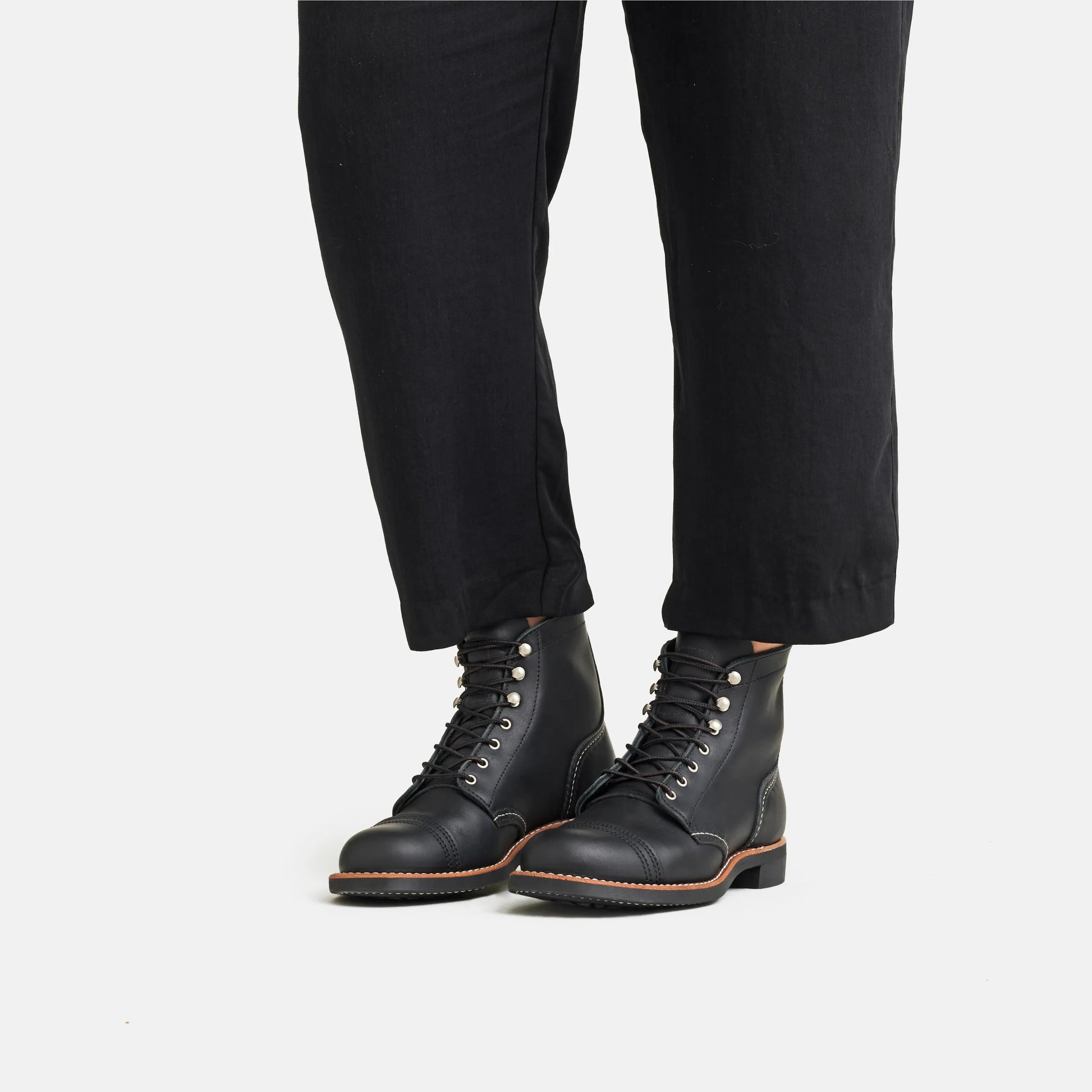 Iron Ranger Short Boot in Black Leather 3366 | Red Wing Heritage - Red Wing Shoes Women
