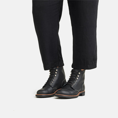Iron Ranger Short Boot in Black Leather 3366 | Red Wing Heritage - Red Wing Shoes Women