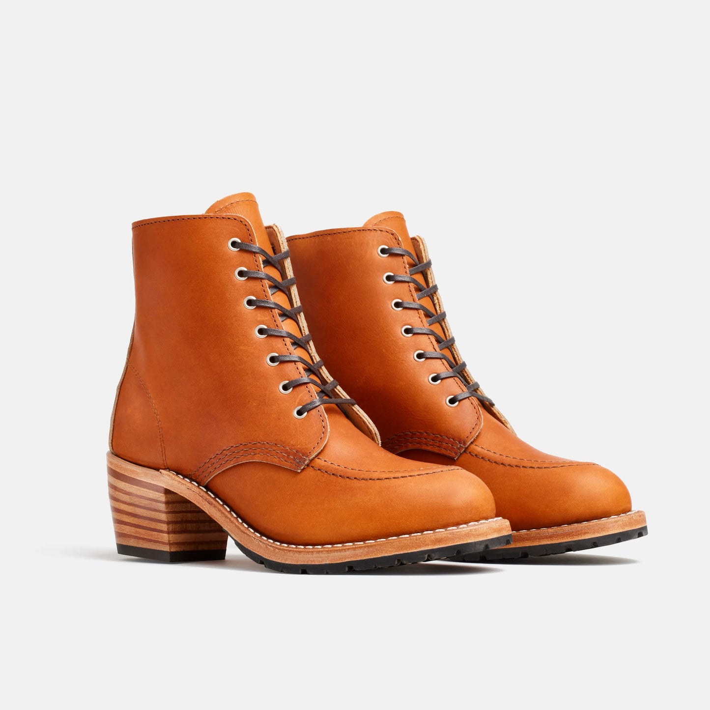 Clara Heeled Boot in Brown Leather 3404 | Red Wing Heritage - Red Wing Shoes Women|Apparel