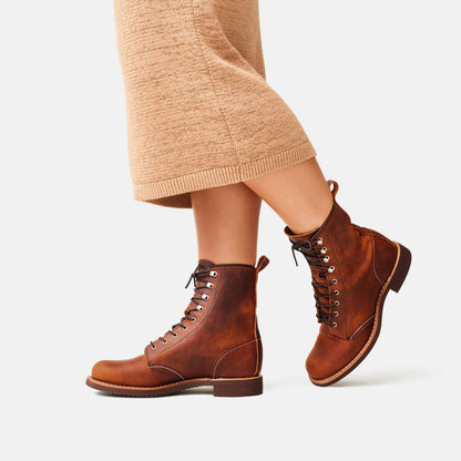 Silversmith Short Boot in Brown Leather 3362 - Red Wing Shoes Women|Apparel