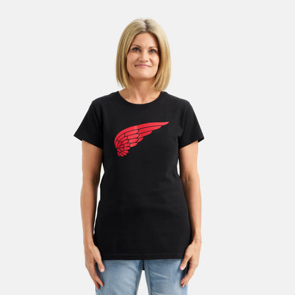 Short Sleeve Classic Wing Tee in Black 98484 - Red Wing Shoes Women|Apparel