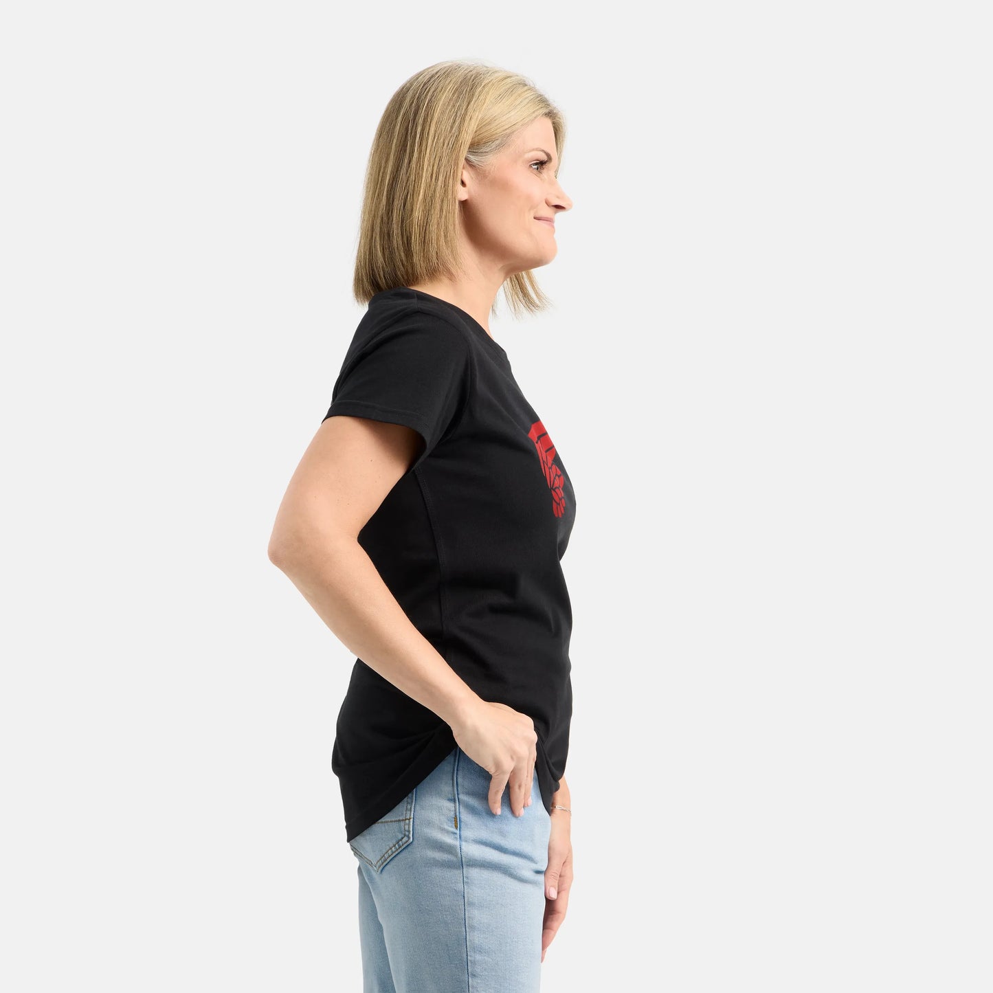 Short Sleeve Classic Wing Tee in Black 98484 - Red Wing Shoes Women|Apparel