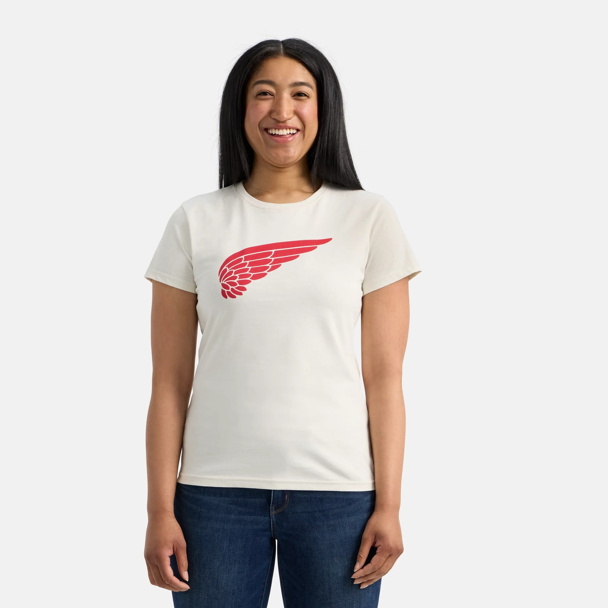 Short Sleeve Classic Wing Tee in White 98483 - Red Wing Shoes Women|Apparel