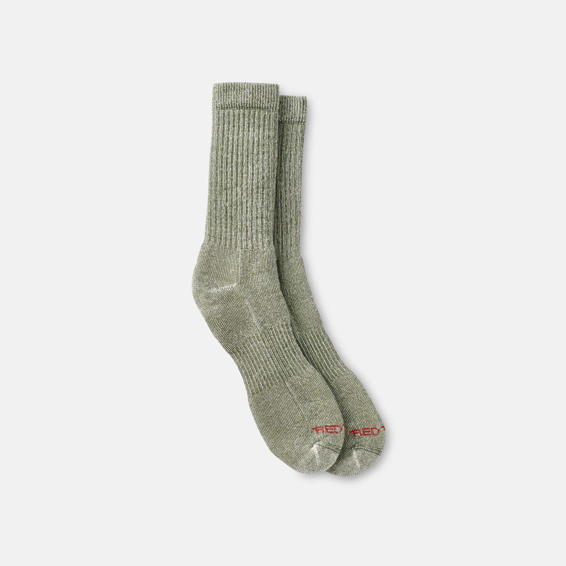 Unisex Full Crew Socks in Olive 97664 | Red Wing Heritage - Red Wing Shoes Apparel