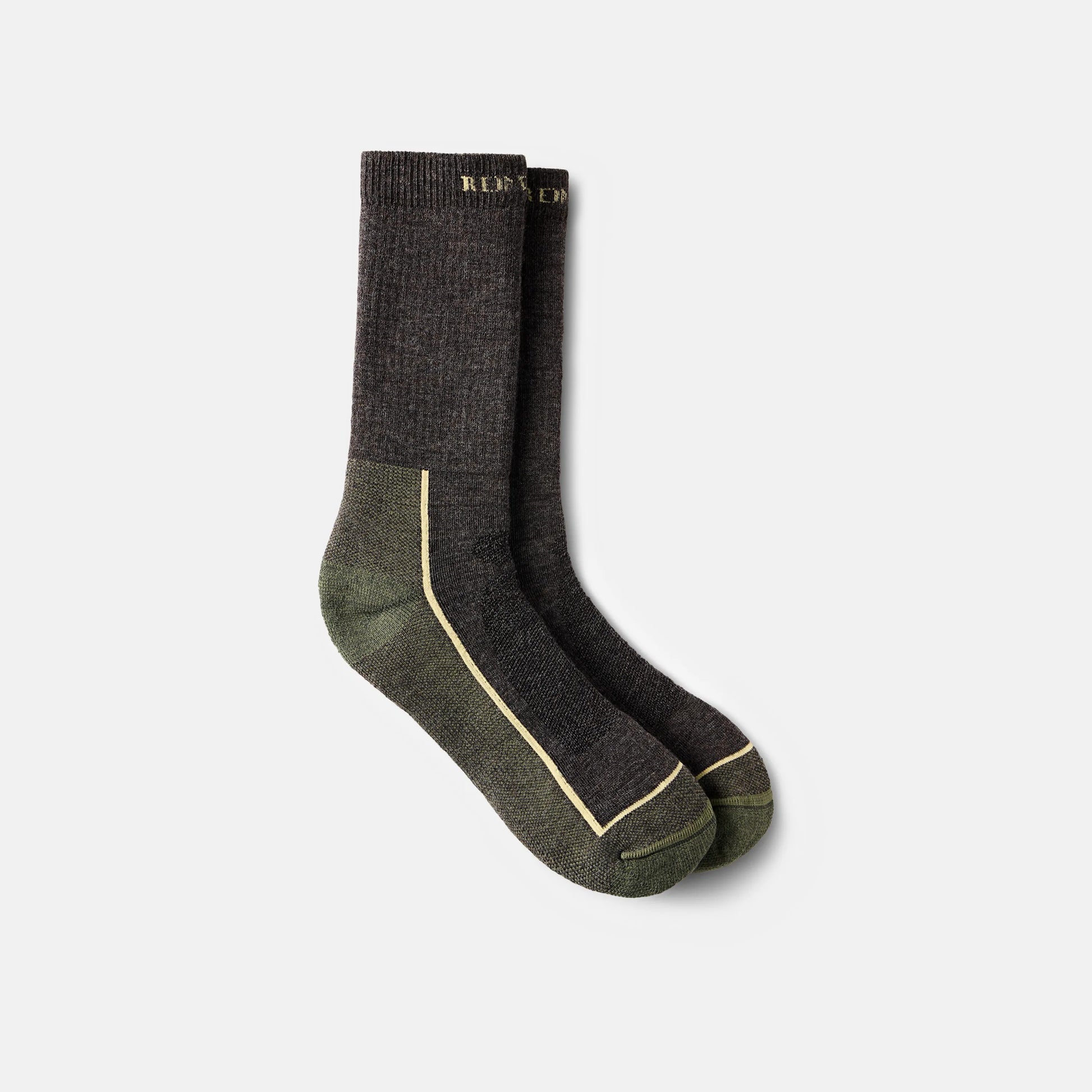 Unisex Steel-Toe Merino Wool Blend Crew Sock in Charcoal 97396 - Red Wing Shoes Apparel