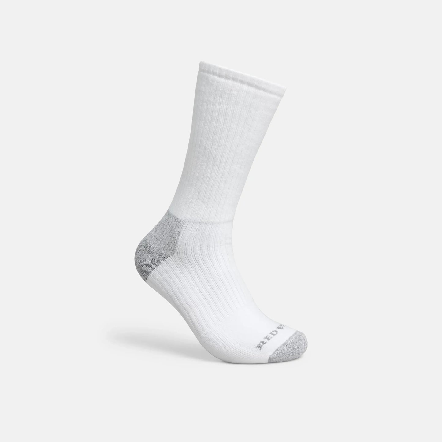 Unisex Cotton Blend Crew Sock in White 97265 - Red Wing Shoes Apparel