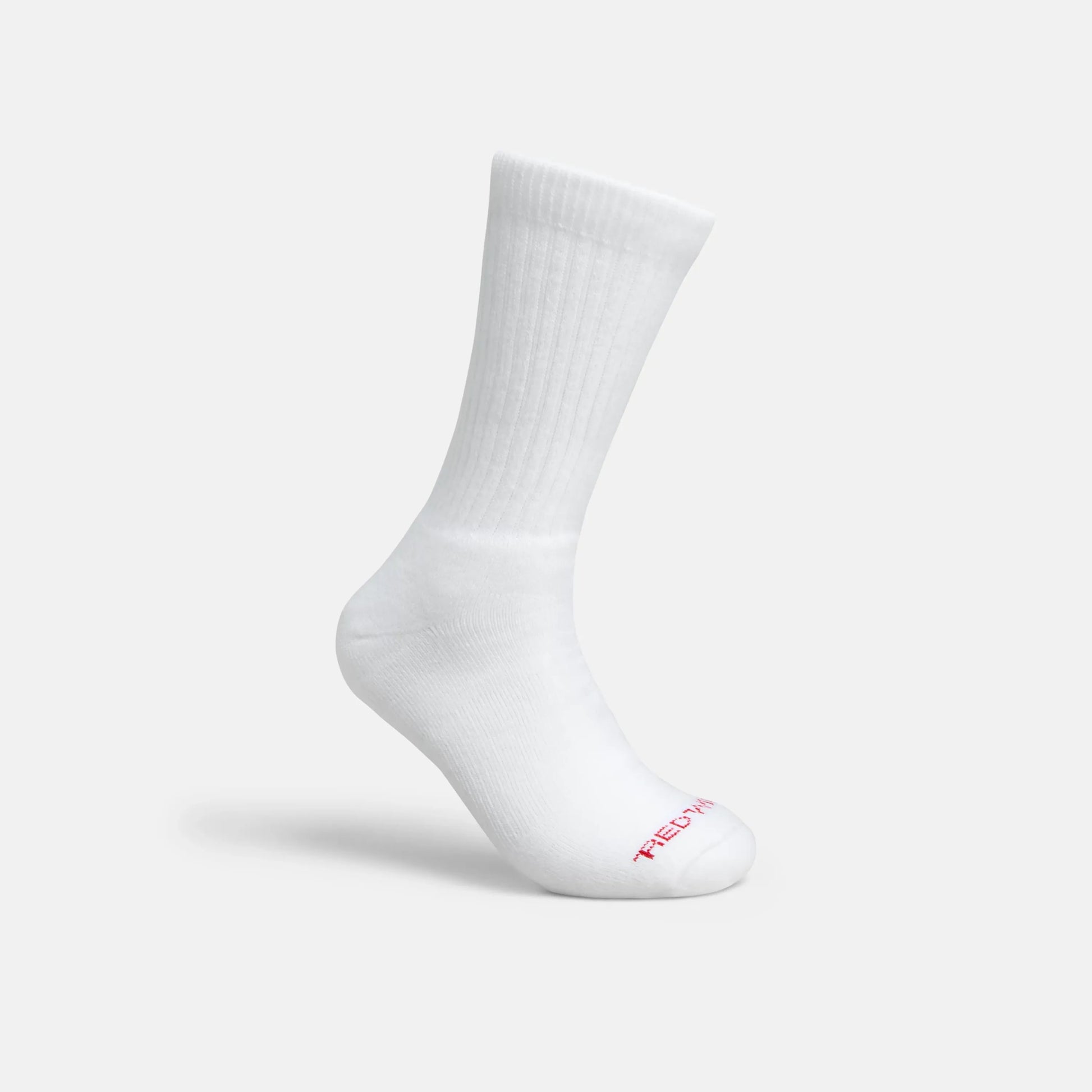 Unisex Acrylic Blend Crew Sock in White 97315 - Red Wing Shoes Apparel