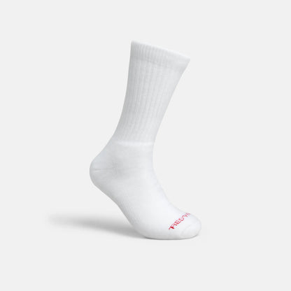 Unisex Acrylic Blend Crew Sock in White 97315 - Red Wing Shoes Apparel