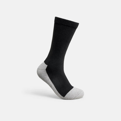 Unisex Coolmax® Blend Diabetic Crew Sock in Black - Red Wing Shoes Apparel