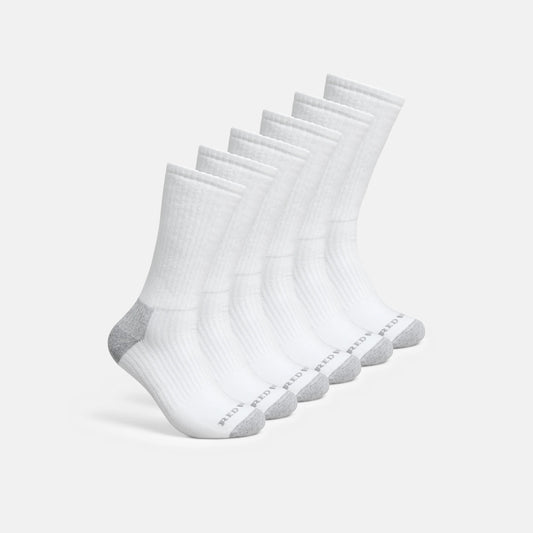 Unisex Cotton Blend Crew Sock in White 97268 - Red Wing Shoes Apparel
