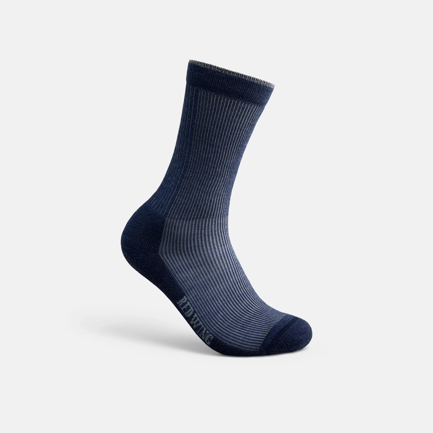 Unisex Merino Wool Blend Crew Sock in Navy - Red Wing Shoes Apparel