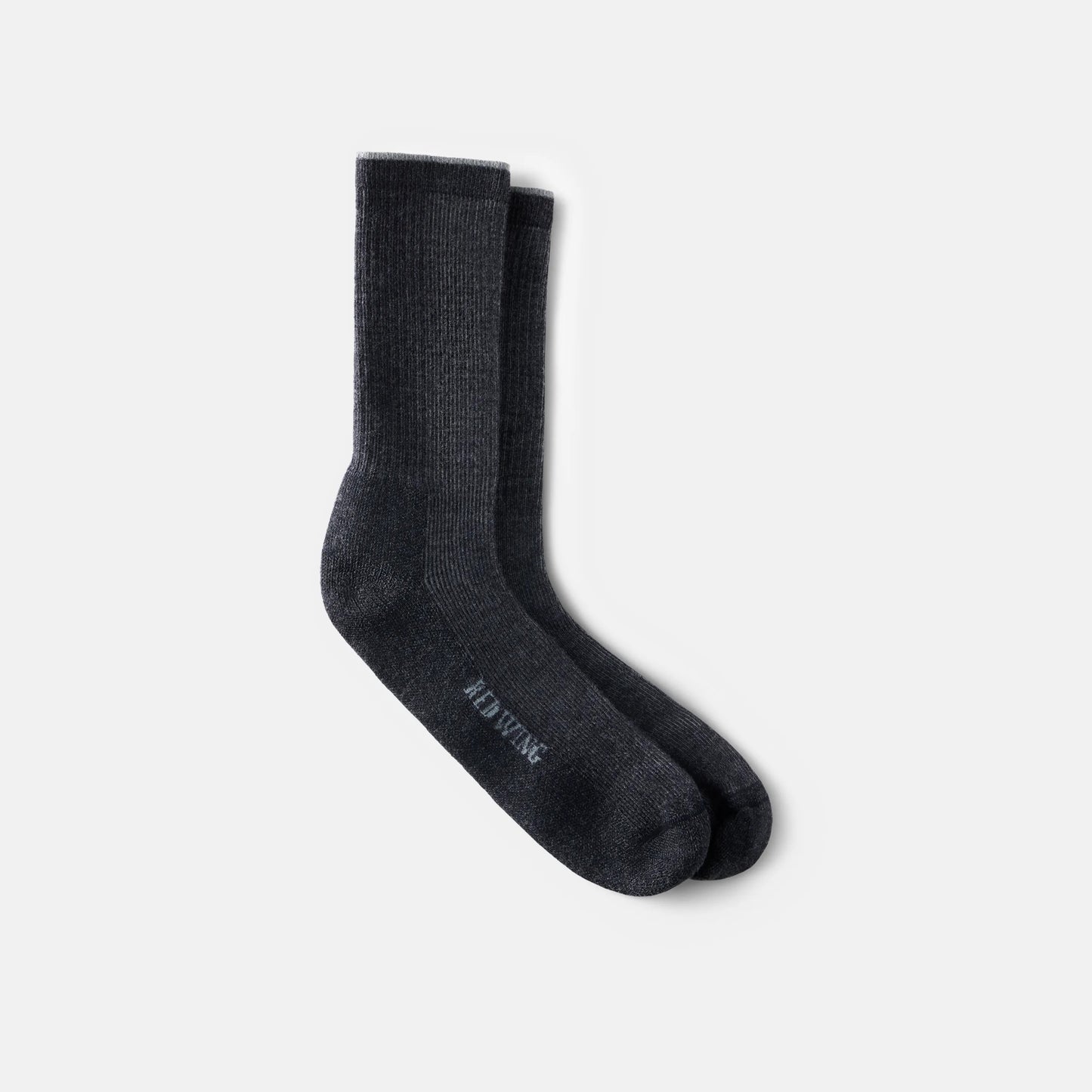 Unisex Merino Wool Blend Crew Sock in Black 97362 - Red Wing Shoes Apparel
