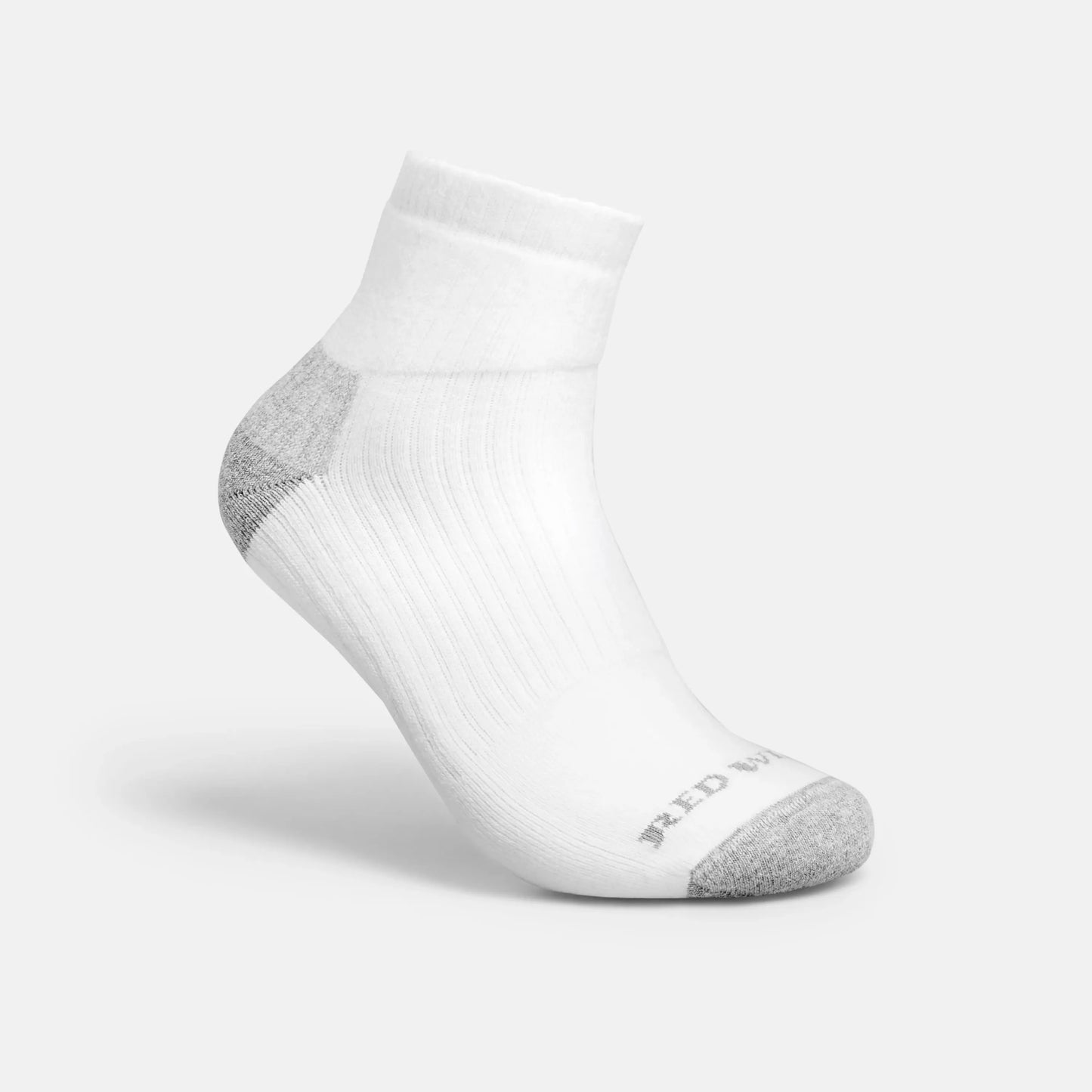 Unisex Cotton Blend Quarter Crew Sock in White 97263 - Red Wing Shoes Apparel