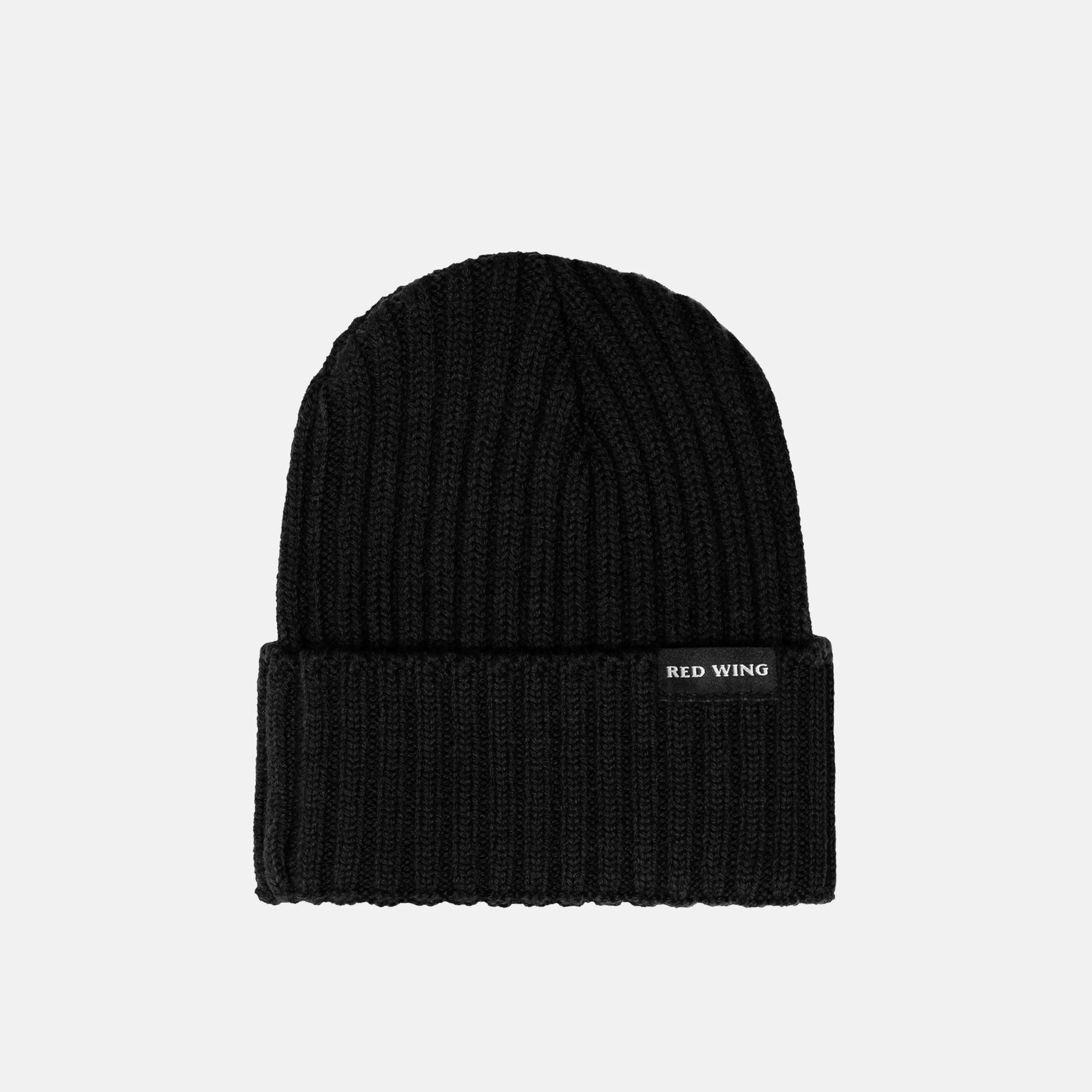 Unisex Shaniko Wool Rib Hat in Black 97483 | Red Wing Heritage - Red Wing Shoes Apparel