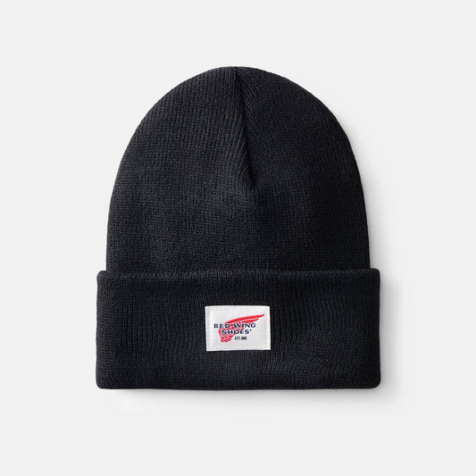 Unisex Kids Cuffed Beanie Hat in Black 98050 - Red Wing Shoes Apparel