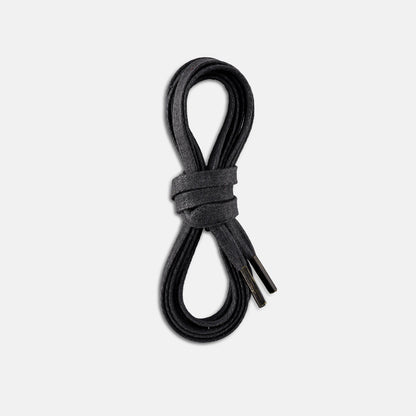 60-Inch Black Flat Waxed Boot Laces 93007 - Red Wing Shoes Apparel