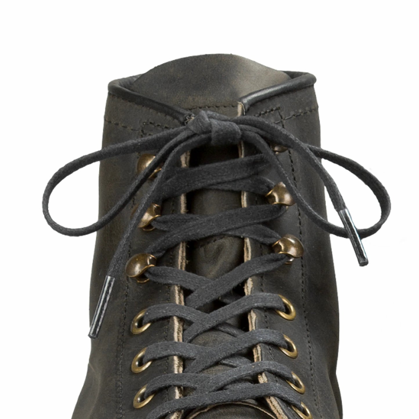 60-Inch Black Flat Waxed Boot Laces 93007 - Red Wing Shoes Apparel