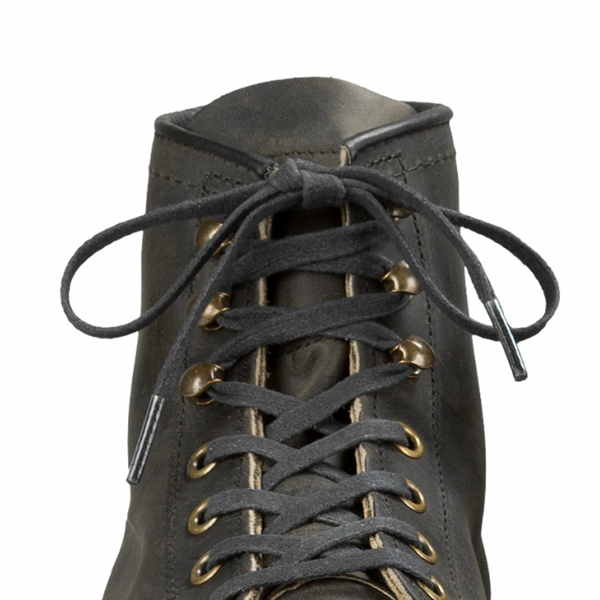 60-Inch Black Flat Waxed Boot Laces 93007 - Red Wing Shoes Apparel