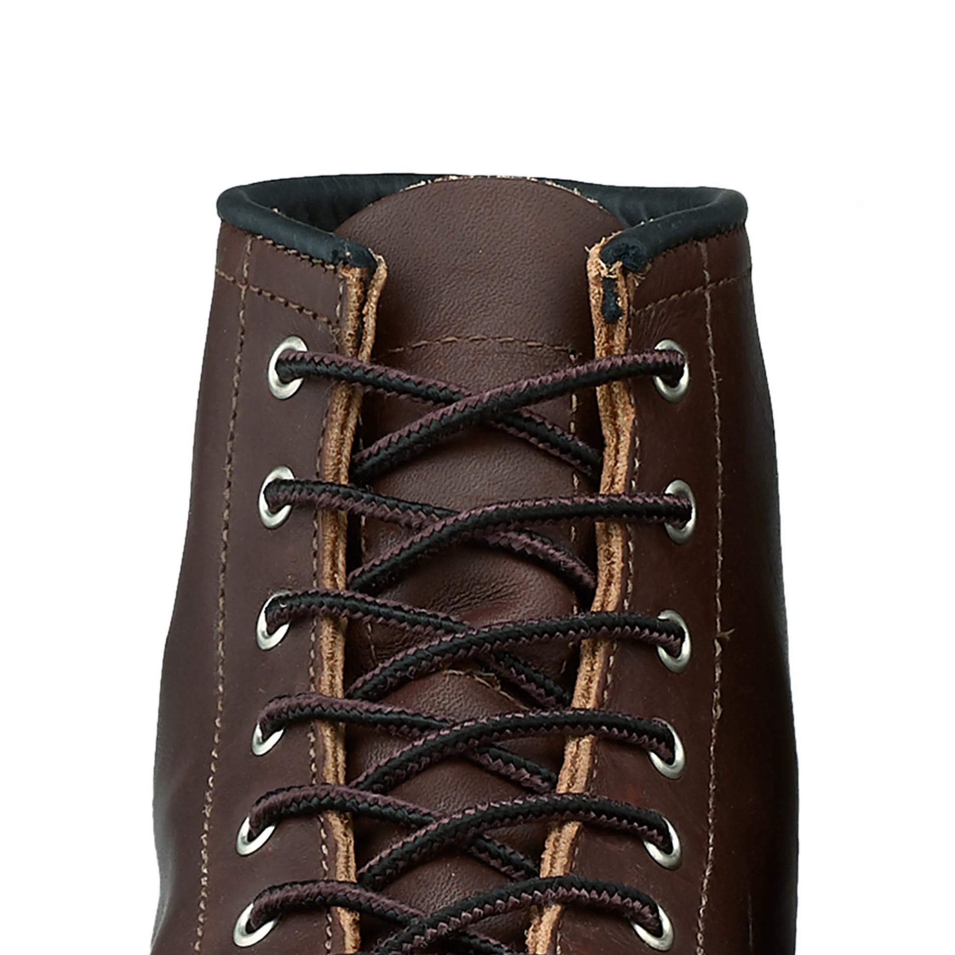 48-Inch Black/Brown Taslan Boot Laces 97158 - Red Wing Shoes Apparel