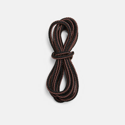 63-Inch Black/Brown Taslan Boot Laces 97145 - Red Wing Shoes Apparel