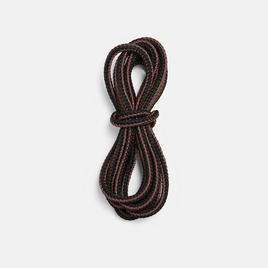 63-Inch Black/Brown Taslan Boot Laces 97145 - Red Wing Shoes Apparel