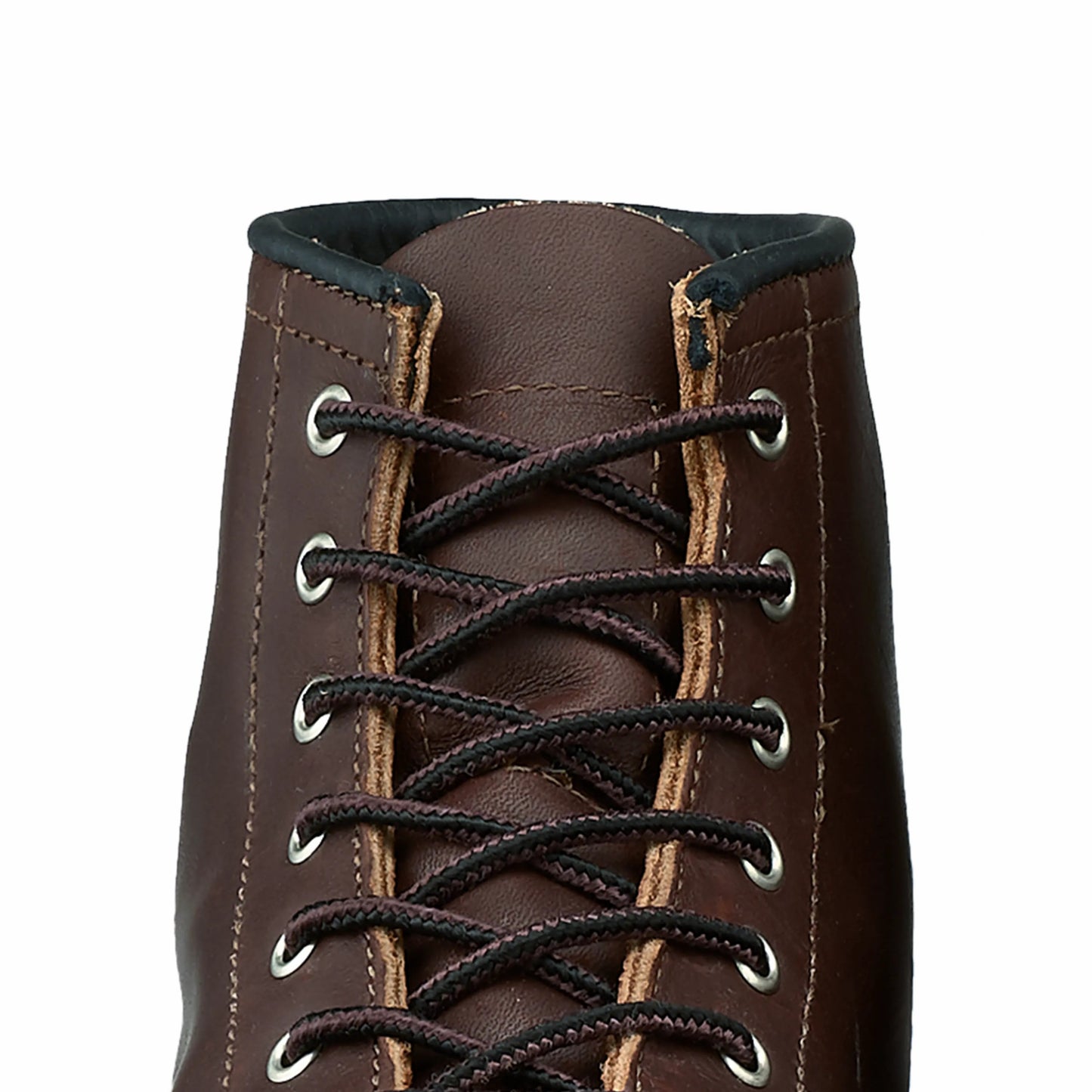 63-Inch Black/Brown Taslan Boot Laces 97145 - Red Wing Shoes Apparel