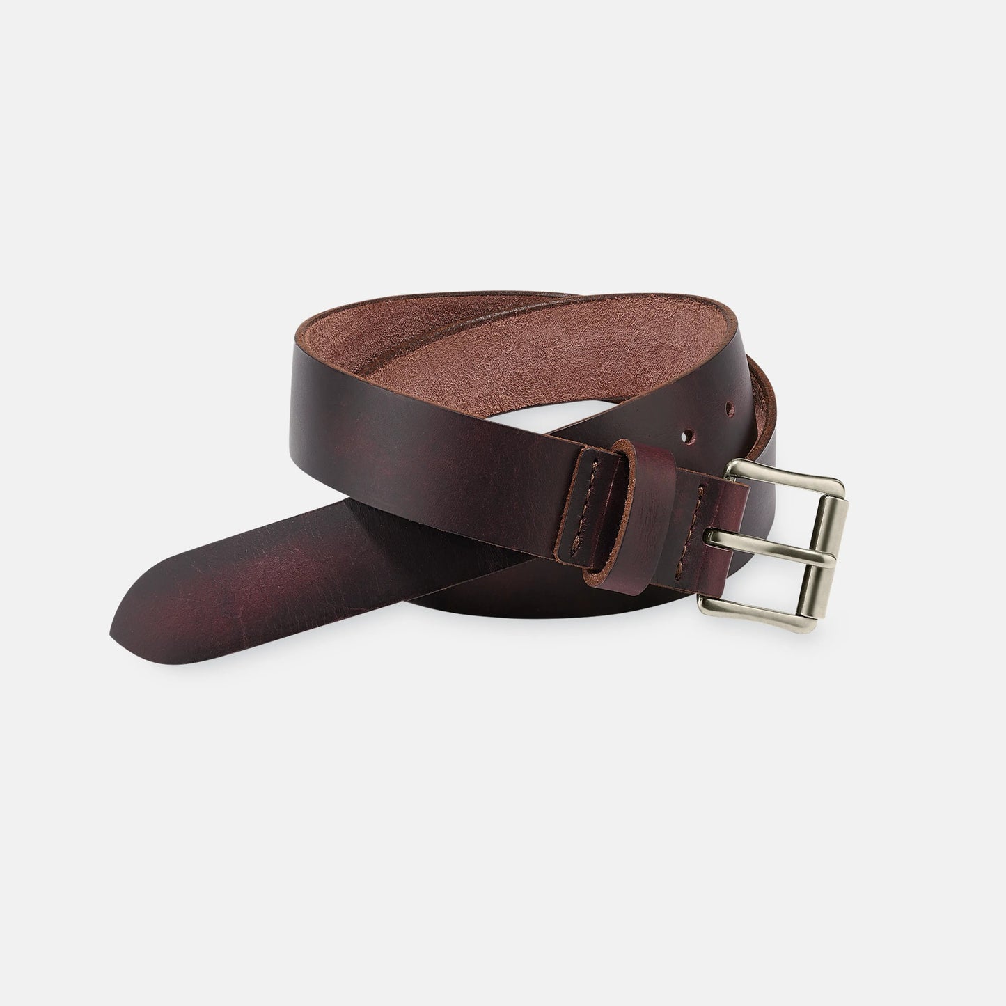 Belt in Black Cherry Excalibur Leather 97695 | Red Wing Heritage - Red Wing Shoes Apparel