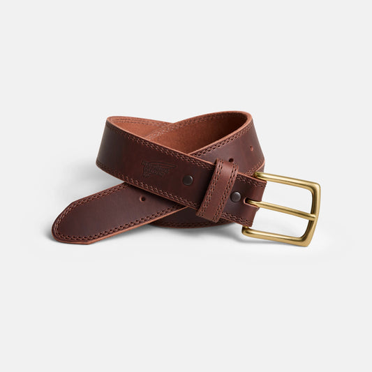 Belt in Brown Frontenac Leather 96524 - Red Wing Shoes Apparel