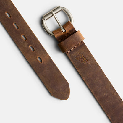 Red Wing Leather Belt with Roller Bar in Brown 96546 - Red Wing Shoes Apparel