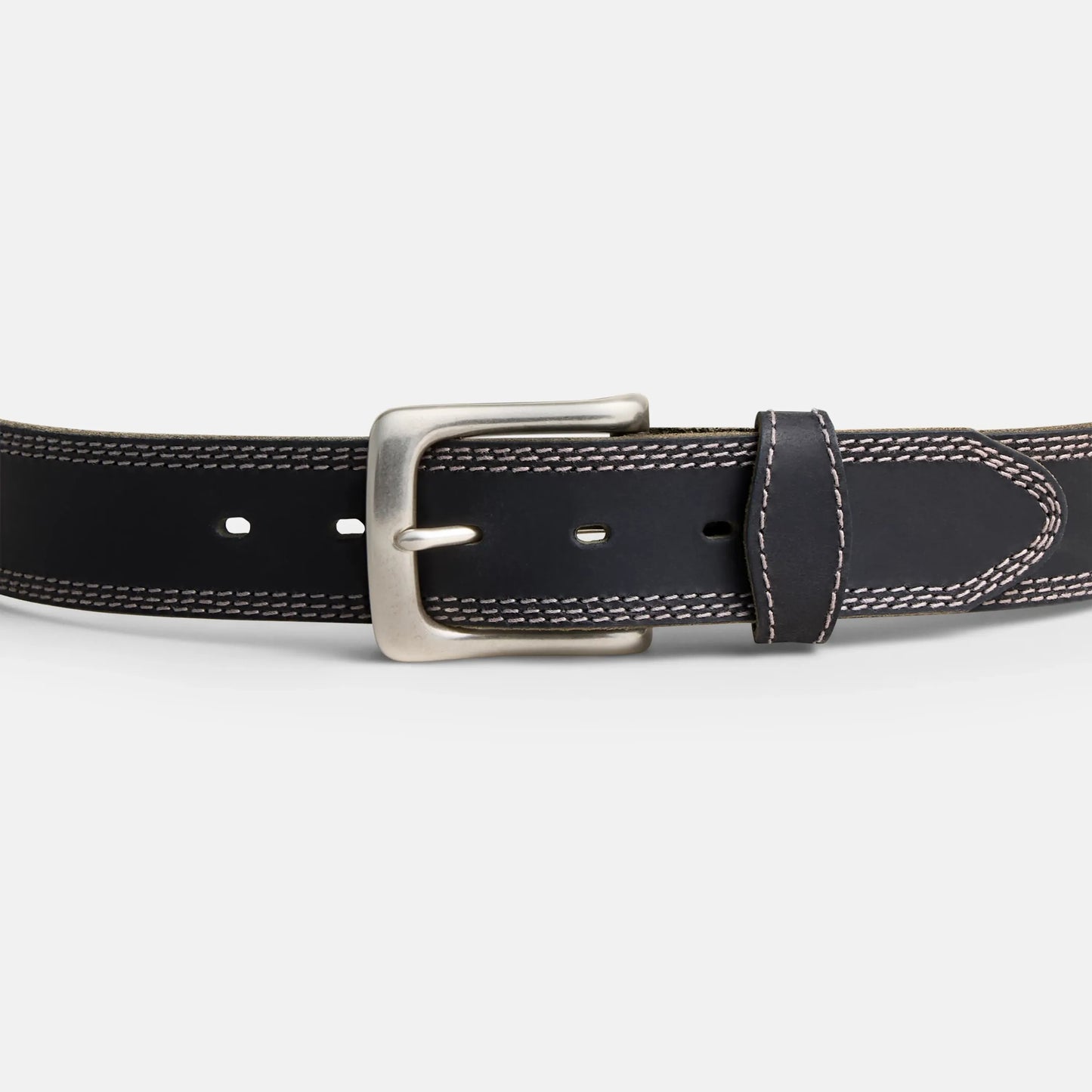 Red Wing Triple Stitch Leather Belt in Black 96549 - Red Wing Shoes Apparel